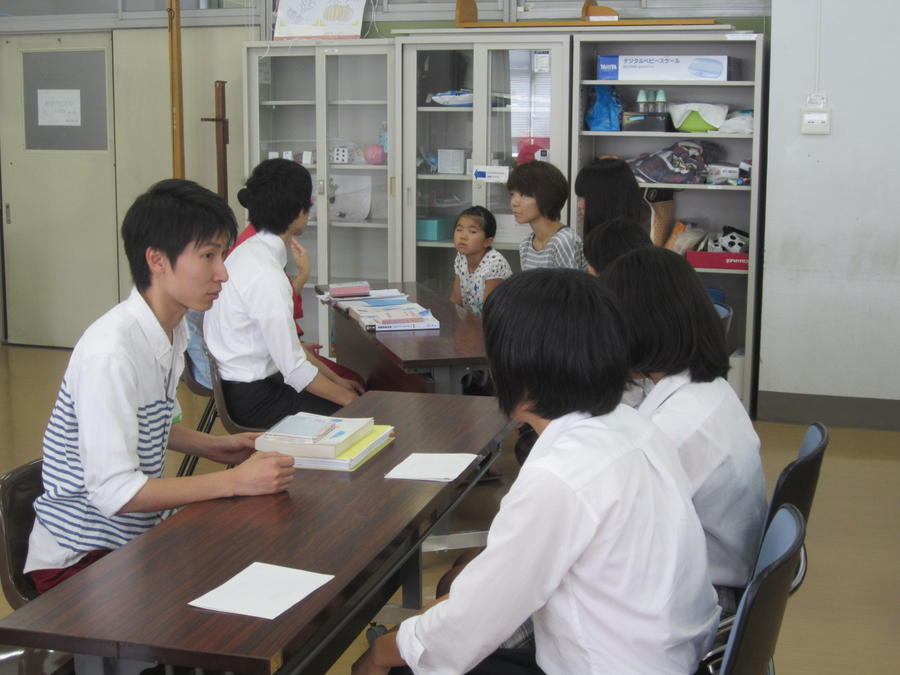 3年生との相談風景